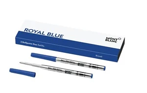 Montblanc® 124491 Kugelschreibermine B 2 Minen royal blue - Bild 1 von 1