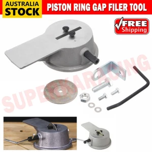Manual Piston Ring Cap Filer Tools 170 140 Grit Carbide Wheel 80514 Aluminum NEW - Picture 1 of 13