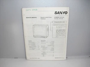 sanyo avm 2051 service manual usa version - Bild 1 von 2
