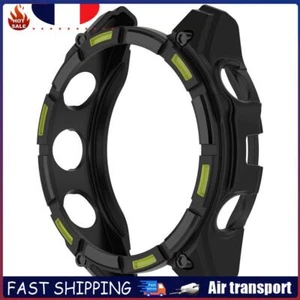 # Coque de protection creuse en TPU pour Garmin Enduro 3 (noir vert) - Photo 1/8