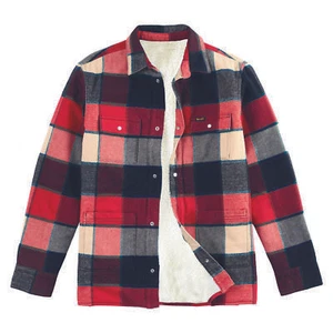Wrangler Boy's Flannel Racing Red Snap Shirt Jacket 112318490 - Picture 1 of 1