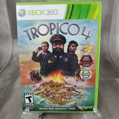 Tropico 4 (Microsoft Xbox 360, 2011) COMPLETE FAST SHIPPING - Image 1 of 3