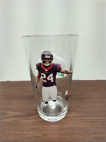 NFL Papa Johns Houston Texans Football Pint Beer Glass Cover