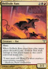 HELLHOLE RATS Dissension MTG Magic the Gathering Cards DJMagic