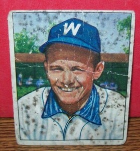 GIL COAN #54 1950 BOWMAN OLD BASEBALL CARD