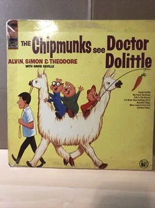 Vintage The Chipmunks See Doctor Doolittle Album Alvin Simon Theodore 1968 S5300 - Picture 1 of 7