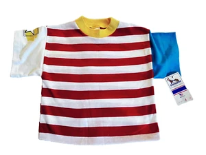 Vintage “Buster Brown “ s Unisex Short Sleeves Striped 4 T Top Made in USA NWT - Picture 1 of 5