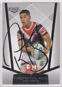 ☆ 🔥 2015 ELITE Signed Card ROGER TUIVASA-SHECK #138 🔥☆ FREE POSTAGE ☆ - Picture 1 of 1