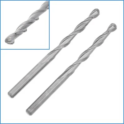 2pcs 3.175mm x 28mm Carbide Spiral Ball Nose Router Bit Engrave End Mill Tool - image 1 of 3