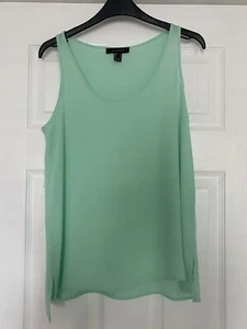 Ladies Vest Top Camisole Blouse Size 10 Mint Green Primark - Picture 1 of 3