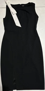 Women's Calvin Klein Black Dress with Bow (Size 8P) - Picture 1 of 5