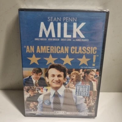 Milk (DVD, 2008) New Sealed Region 1 - Image 1 of 4