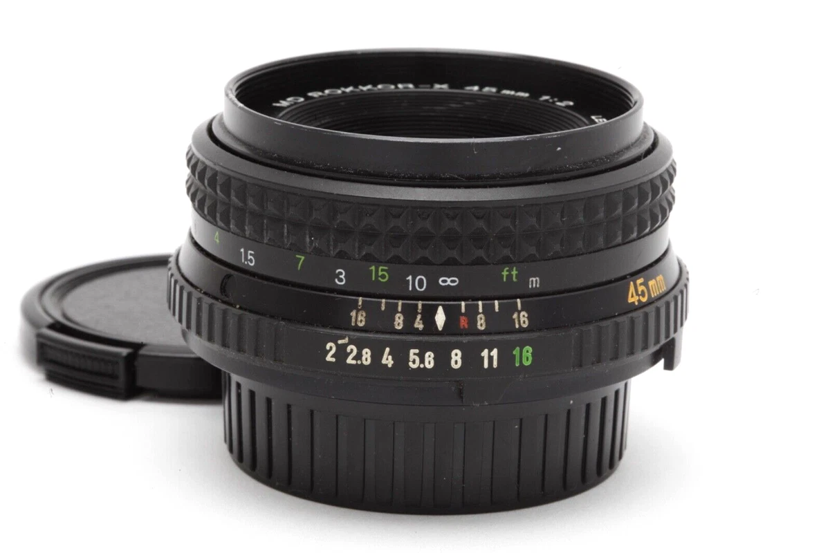 Minolta f/2 Camera Lenses 45mm Focal for sale - eBay