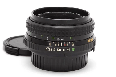 Lente de enfoque manual Minolta 45 mm f2 MD Rokkor-X #44914 Foto 1 de 4