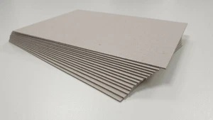 A5 Thick Strong Greyboard Backing Mounting Craft Grey Board 1500 microns 1.5 mm - Picture 1 of 3