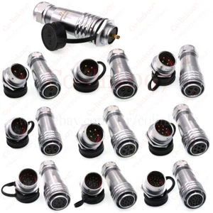 SF20 2~15pin Waterproof Connector, Weipu SF2010 SF2012 IP67 Circular Plug Socket - Picture 1 of 31