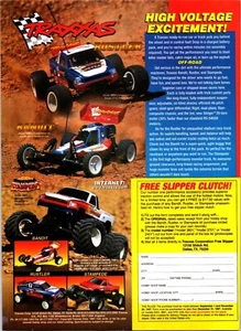 Traxxas Rustler RC Vintage Print Ad Wall Art Decor Bandit Stampede - Picture 1 of 1