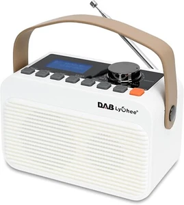 Lychee DAB/DAB+ BT Digital FM radio, portable rechargeable radio, LED display, U - Picture 1 of 11