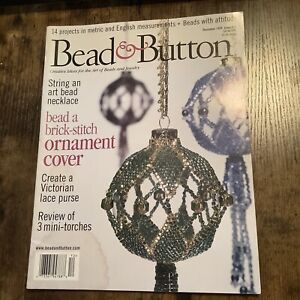 Bead & Button Beading Magazine December 1999. VGUC