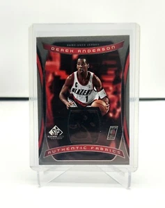 2004-05 UD SP Game-Used Edition DEREK ANDERSON #AF-DA Authentic Fabrics JERSEY - Picture 1 of 2