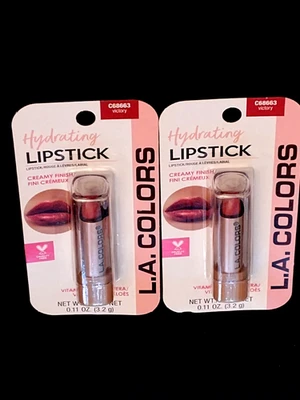 L.A Colors VICTORY Creamy Finish HYDRATING LIPSTICK LOT #C68663 - Image 1 of 4