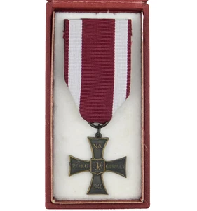 4581 Segunda Guerra Mundial Polaco 1940 Cruz del Valor Orden Polaca Polonia - Imagen 1 de 6