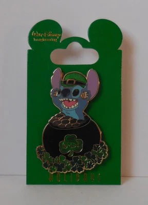 Disney Pin WDI St Patrick's Day Stitch 2013 Pin LE250 - Image 1 of 2