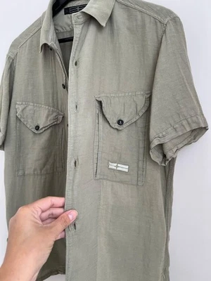 Stone Island men's linen shirt size L - Image 1 of 4