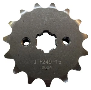 Piñón delantero JT 15 dientes JTF249.15T para Kawasaki 2010-24 KLX110 L R RL - Imagen 1 de 2