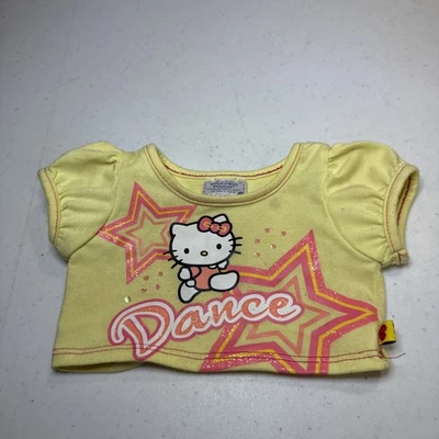 Build A Bear Hello Kitty Dance Outfit Yellow Shirt  Costume BABW - Image 1 of 4