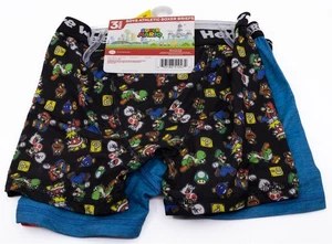Super Mario Nintendo Boys Athletic Boxer Briefs Size M (8) 3pk Mesh Fabric - Picture 1 of 4