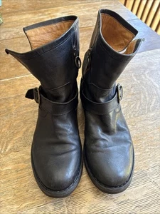 Botas al tobillo Fiorentini + Baker Eternity Eli de cuero negras para mujer EE. UU. 8 UE 38 - Imagen 1 de 8