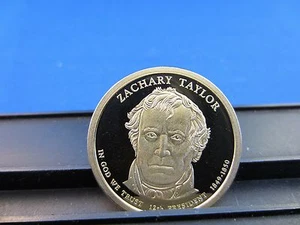 2009-S Zachary Taylor Dollar-Deep Cameo Mirror Proof Upper Grading Ranges - Picture 1 of 2