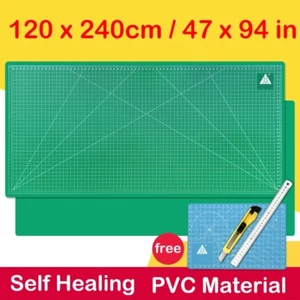 120 x 240cm PVC Cutting Mat Board Durable Self Healing DIY Craft Pad Non-Slip - Picture 1 of 6