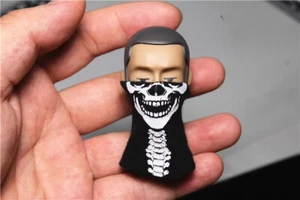 1/6 Male Black Bandit Fabric Mask Model For 12" Action Figure Body - Picture 1 of 2