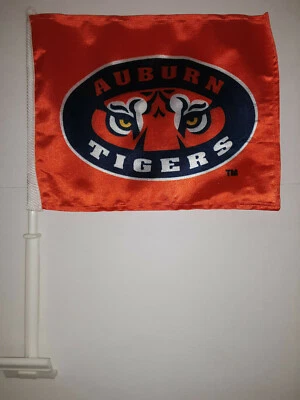 Auburn Tigers Orange Eyes Car Flag ( set of two ) - Image 1 of 2