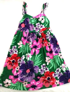 Crazy 8 Girls Jungle Floral Dress Size 5 5T - Picture 1 of 2