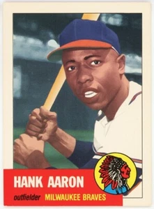 Rare -HANK AARON ESTATE- 1953 Topps Archives Vintage Baseball Card w/MEARS LOA - Picture 1 of 1