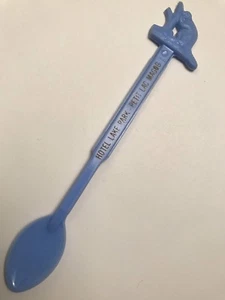 Hotel Lake Park Swizzle Stick Stir Petit Lac Magog Quebec Canada blue - Picture 1 of 3