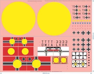 KMS Bismarck German WWII Battleship 1/100 1/200 1/350 1/570 & More - Water Decal - Picture 1 of 3