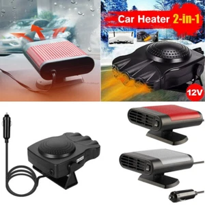 Riscaldatore auto DC 12 V ventola di riscaldamento elettrica portatile sfogatore demister sbrinatore - Foto 1 di 44