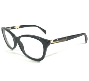 Diesel DL5088-3 col.A01 Eyeglasses Frames Black Round Cat Eye 53-16-140 - Picture 1 of 10