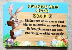 Easter Egg Hunt Indoor Clues Kids Party Games Ideas Treats Home Garden