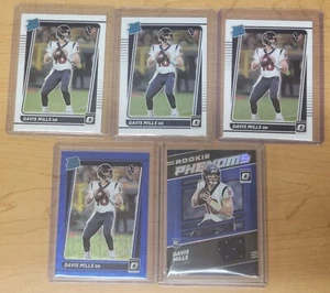 Davis Mills Rookie Card RC LOT x23 2021 Optic Blue Scope Prizm Select Die-Cut - Picture 1 of 4