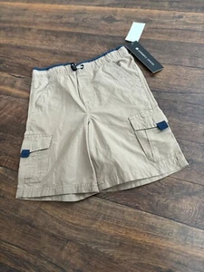 OCEAN CURRENT boy's cotton/nylon, cargo shorts, beige, SIZE 7/L, New w/tags - Picture 1 of 1