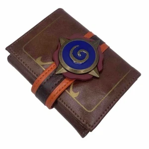 Cartera triple Hearthstone serie tres pliegues gran capacidad PU billetera cuero bolsa para tarjetas - Imagen 1 de 5