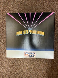 1991 Pro Set Platinum Series 1 Football Factory Sealed Case of 10 Wax Boxes - Picture 1 of 3