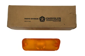 1968 Chrysler Right Passenger Side Parking Light Lamp Amber Lens 3004156 NOS - Picture 1 of 9