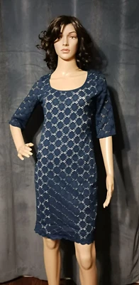 Ronni Nicole Dress Women 6 Blue Office Modern Chic Outdoor Date - Image 1 of 4