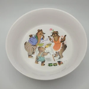 VTG 1960s The Three Bears 6" Oneida Deluxe No. 3243 Melamine Childs Bowl - Picture 1 of 6
